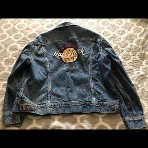 Vintage Lee Hard Rock Cafe Denim Jacket Honolulu